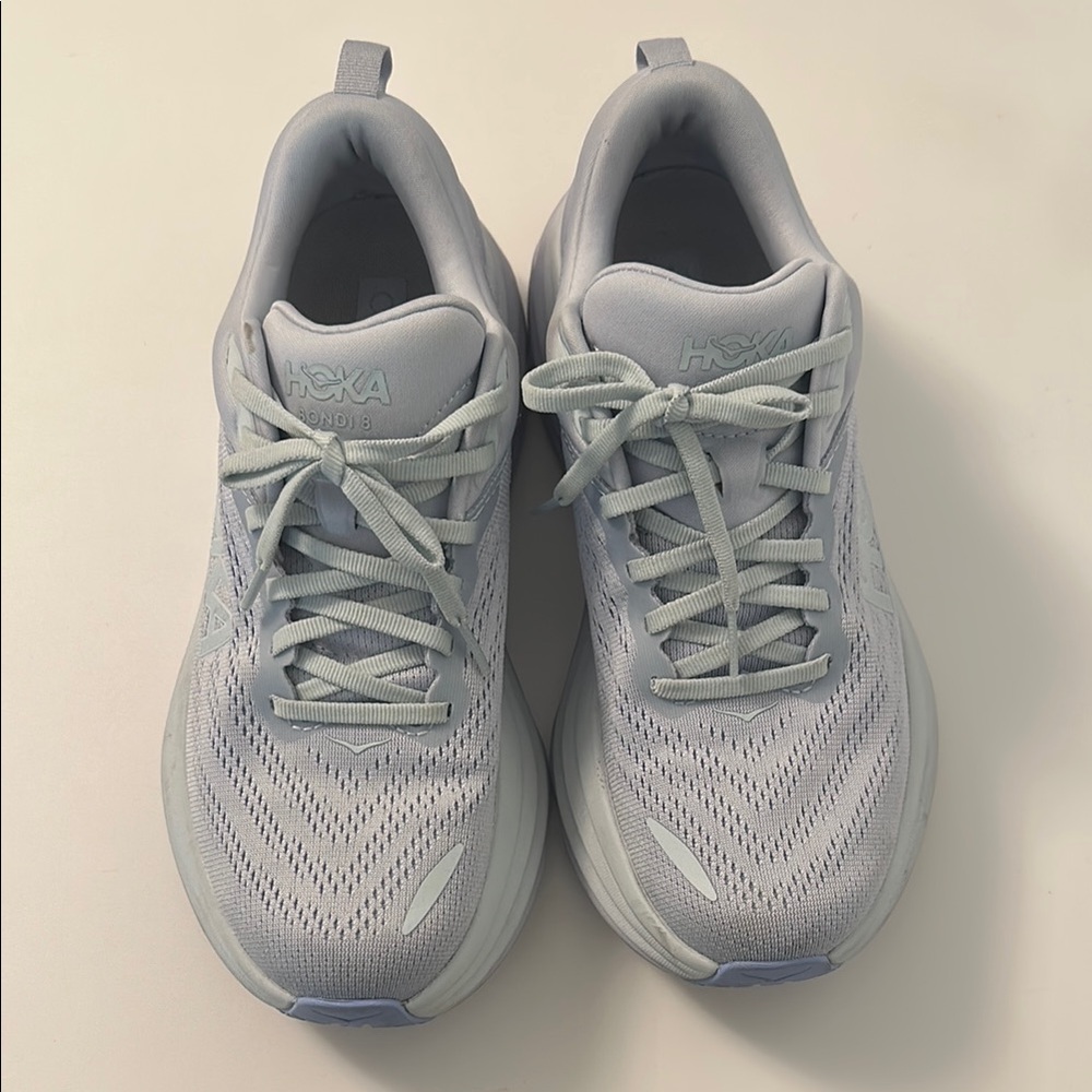 Hoka Bondi 9 Shoes with Cushioned Midsole - Purple Starlight